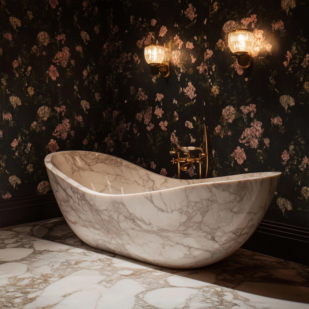 ONS Marble Opulent Retreat Marble Bathtub