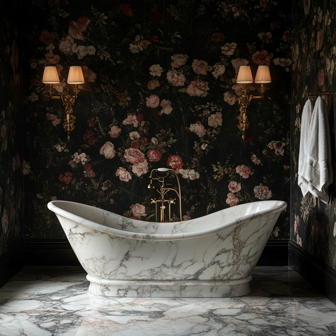 ONS Marble Garden Marble Bathtub