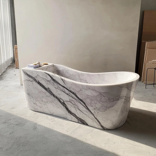 ONS Marble Marble Vein Elegance Bathtub